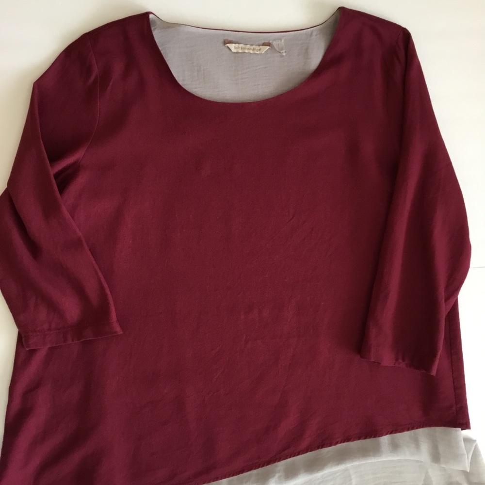Soft Surroundings Maya Tunic Top Two Layer Size L